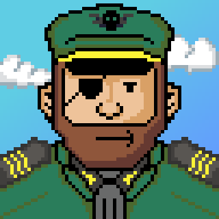 Avatar do Capitão Barry em seu uniforme