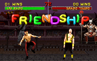 Mortal Komat 2 Friendship