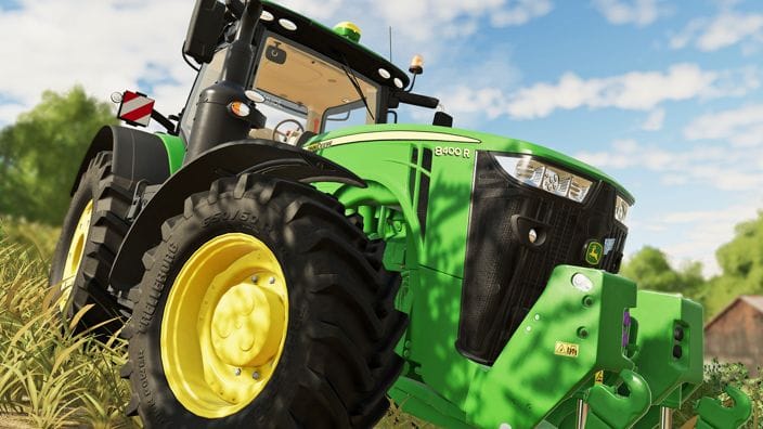 Tela do jogo Farming Simulator 2019