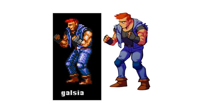 Imagem com a evolução de Galsia (ou seria Garcia?)